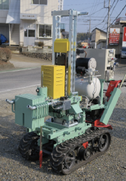 全天候型自動地盤調査機 UR-10型〔狭小地対応型〕