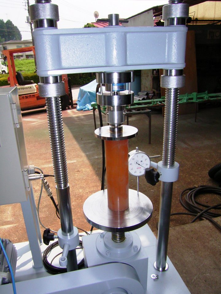 50kN一軸圧縮試験機測定装置